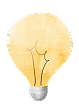 bulb symbol as data of the monitor