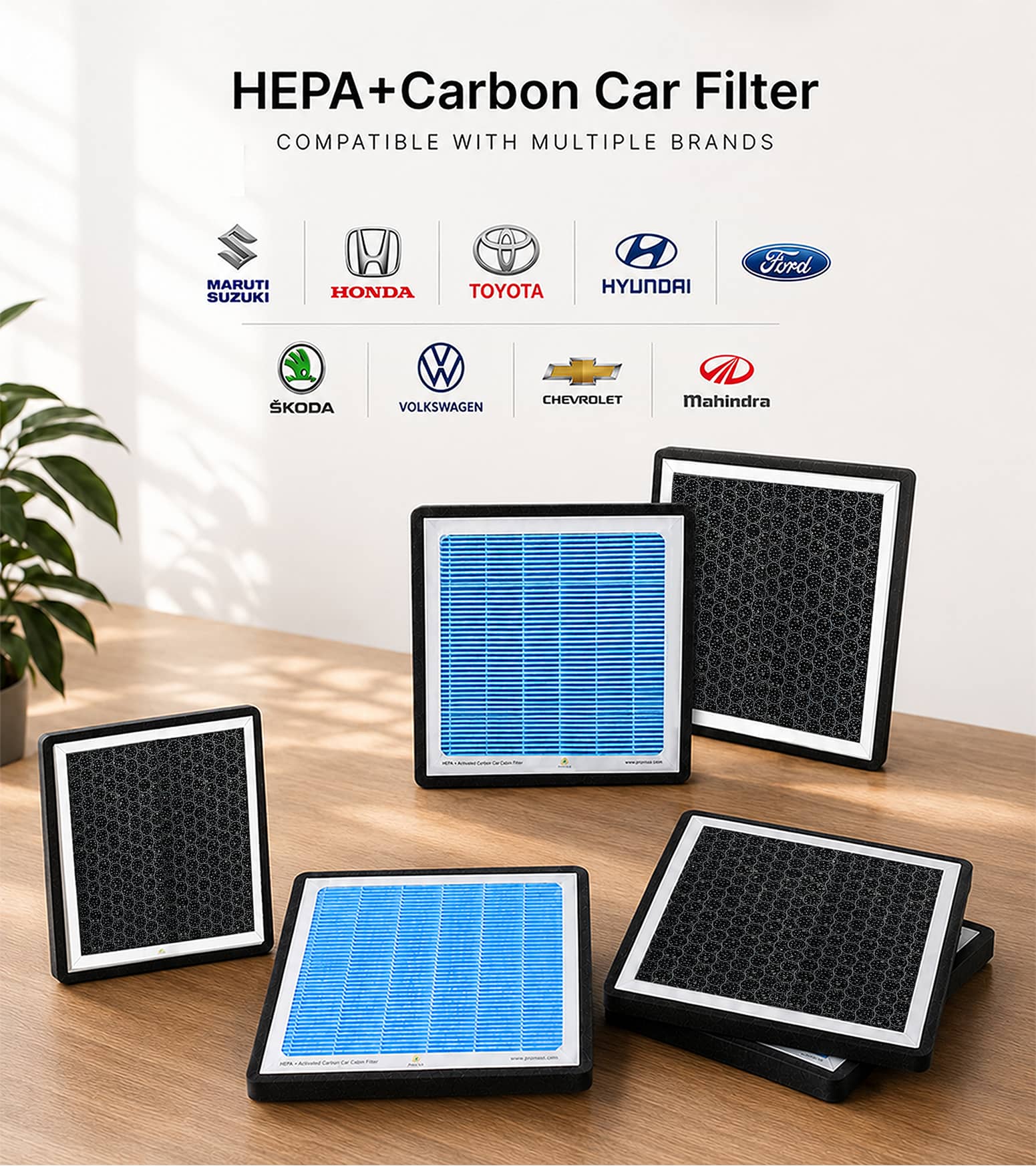 Premium materials used in Prana Air Car Air Filter