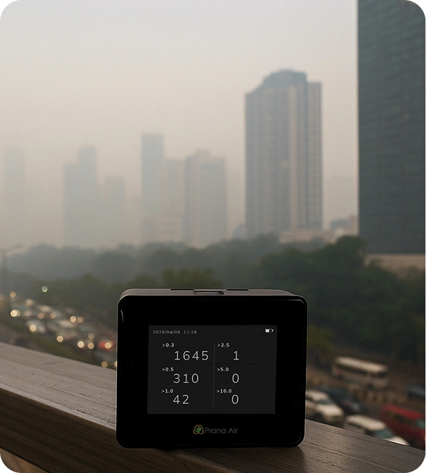 LCD display to show real-time data