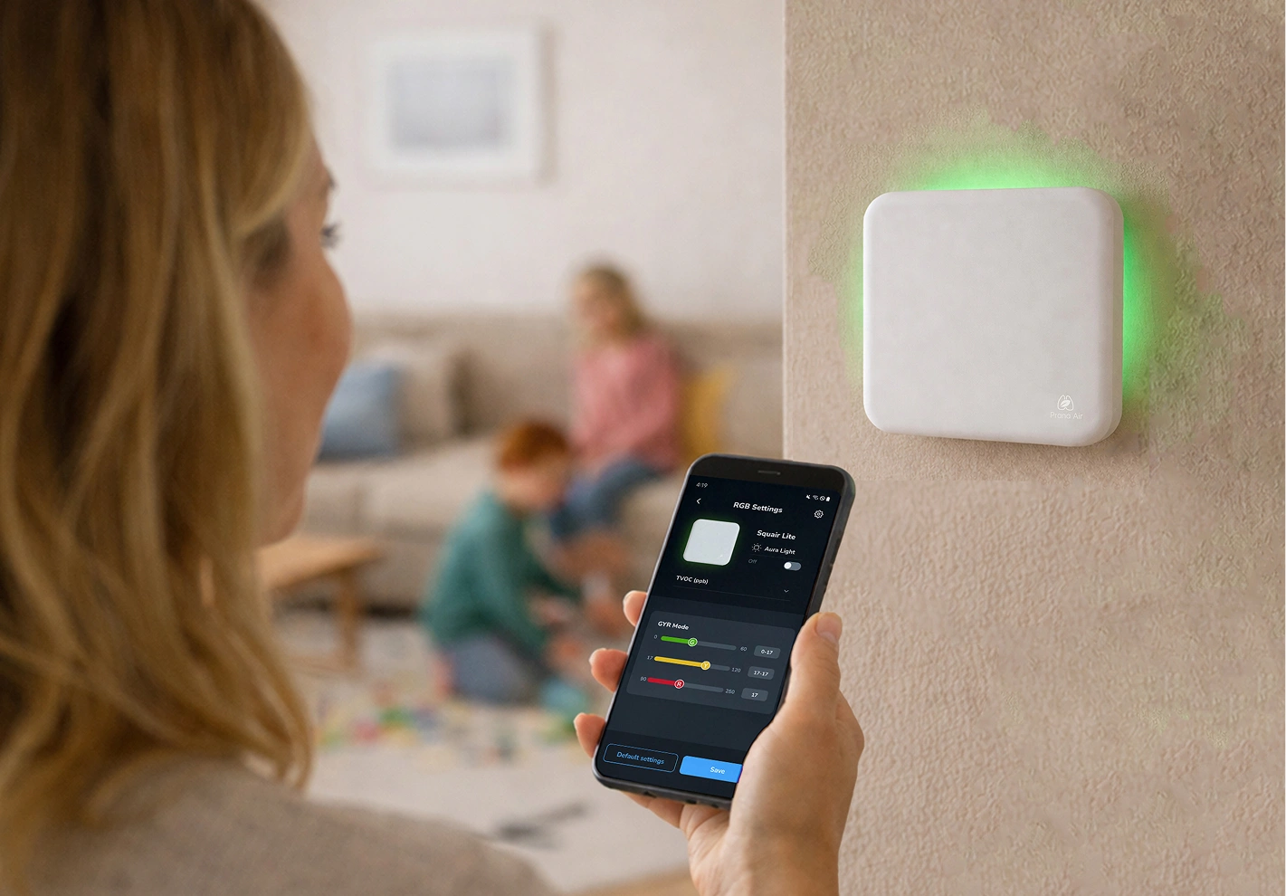 hue light squair monitor