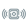 monitor multiple sensor icon